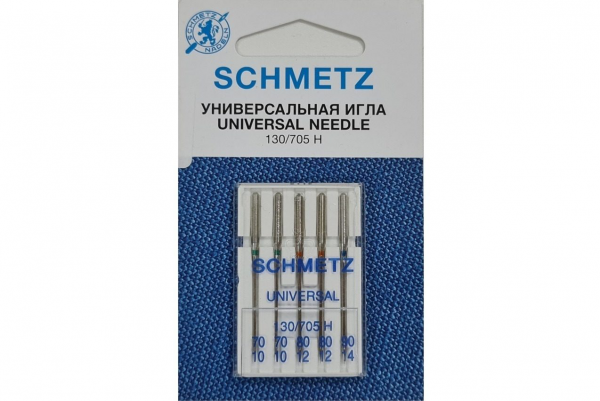 Иглы Schmetz универсальные (70x2, 80x2, 90x1), 5 шт в Невеле