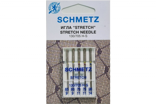 Иглы Schmetz стрейч combi (65x2, 75x2, 90x1), 5 шт в Невеле
